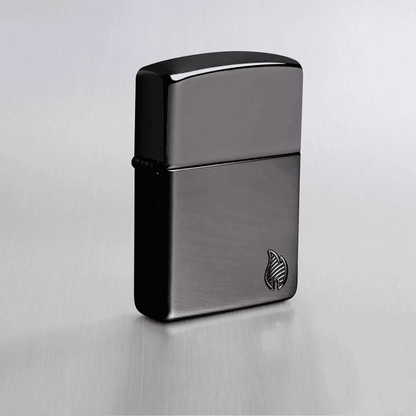 Zippo Armor High Polish Black Flame Design