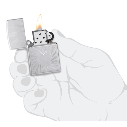 Zippo Love Radiates Design 46480