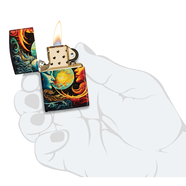 Zippo Sun and Moon Design 46563