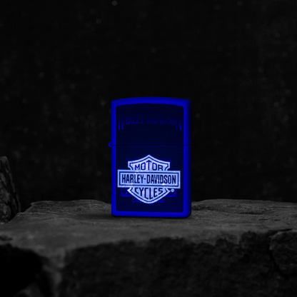 Zippo Harley-Davidson® Black Light Motorcycle Design 46676