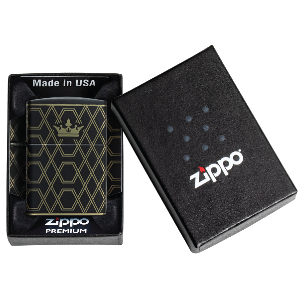Zippo Queen of Bud Honeycomb Design 46684