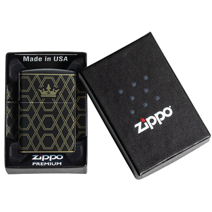 Zippo Queen of Bud Honeycomb Design 46684