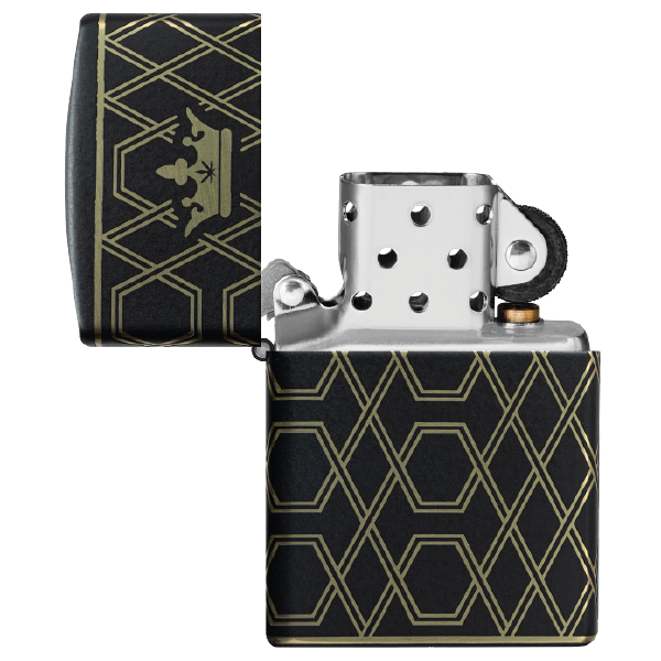 Zippo Queen of Bud Honeycomb Design 46684