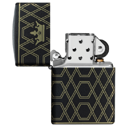 Zippo Queen of Bud Honeycomb Design 46684