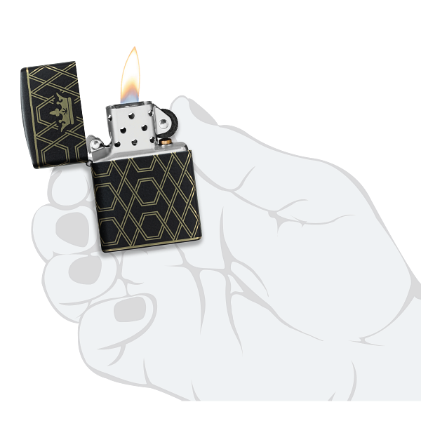 Zippo Queen of Bud Honeycomb Design 46684