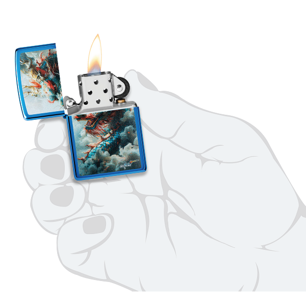 Zippo Mazzi® Cloud Dragon Design 46686