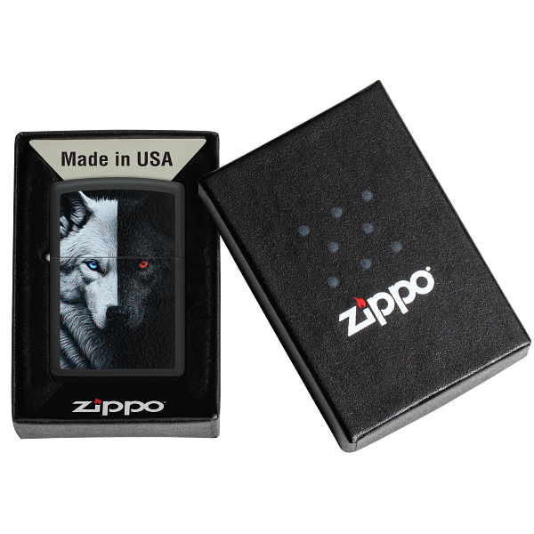 Zippo Two Wolves Design 46694