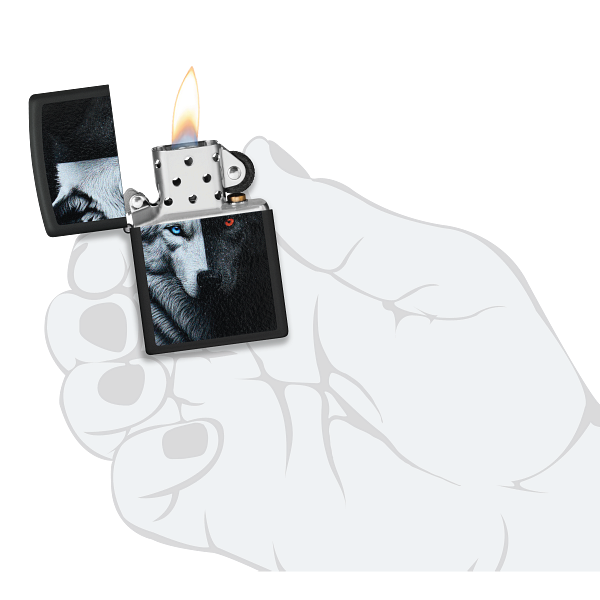 Zippo Two Wolves Design 46694