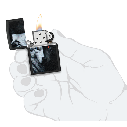 Zippo Two Wolves Design 46694