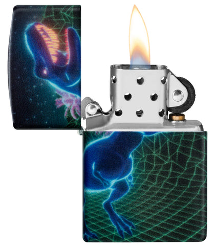 Zippo Cyber Dino Design 46701