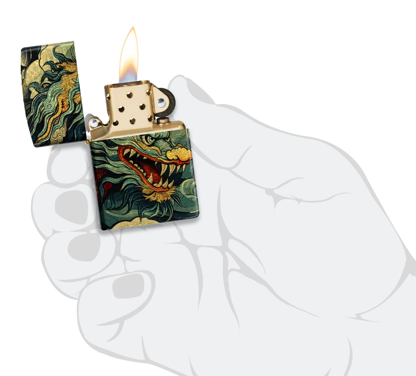 Zippo Dragon Fusion Design 46705