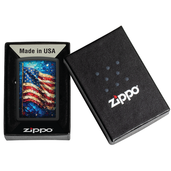 Zippo Painted Flag Design 46718