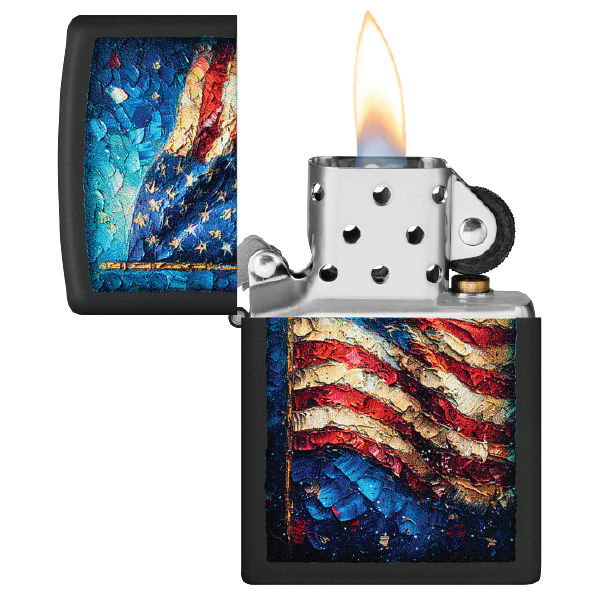 Zippo Painted Flag Design 46718