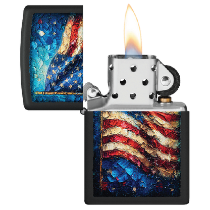 Zippo Painted Flag Design 46718