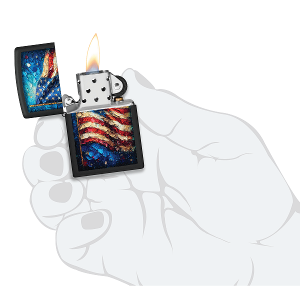 Zippo Painted Flag Design 46718