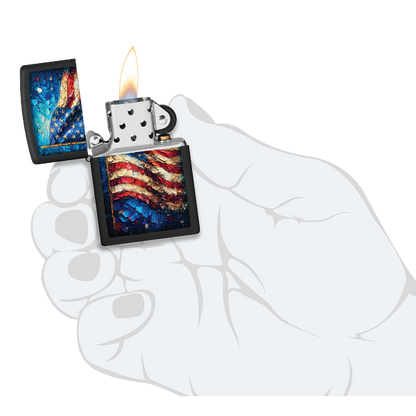 Zippo Painted Flag Design 46718