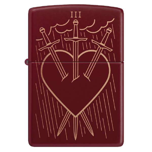 Zippo Three of Swords Design 46723