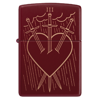 Zippo Three of Swords Design 46723