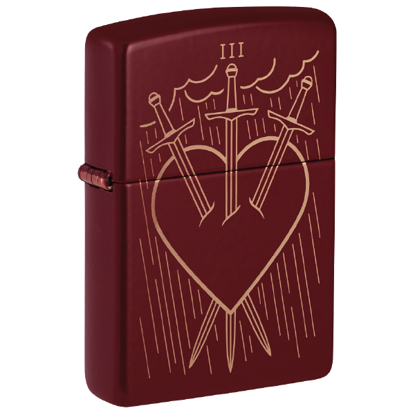 Zippo Three of Swords Design 46723