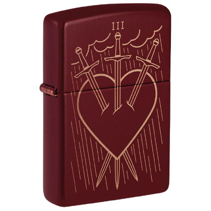 Zippo Three of Swords Design 46723
