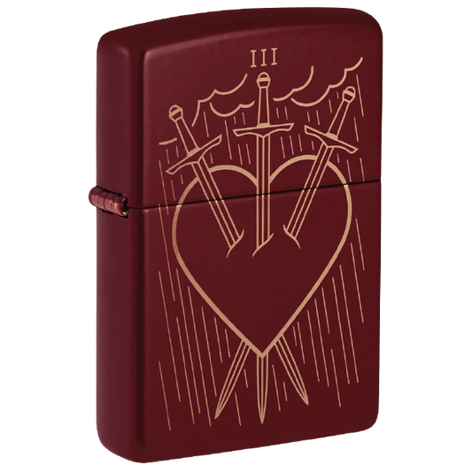 Zippo Three of Swords Design 46723