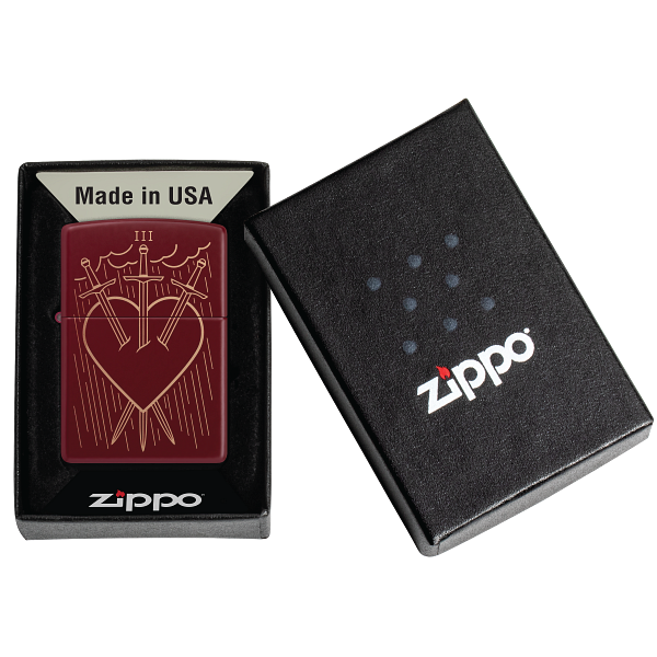 Zippo Three of Swords Design 46723