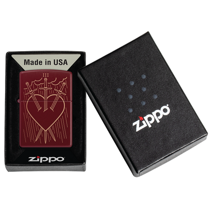 Zippo Three of Swords Design 46723