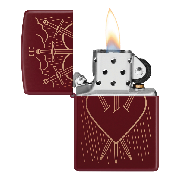 Zippo Three of Swords Design 46723