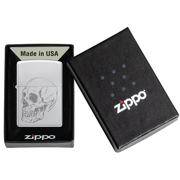 Zippo Subtle Skull Design 46749