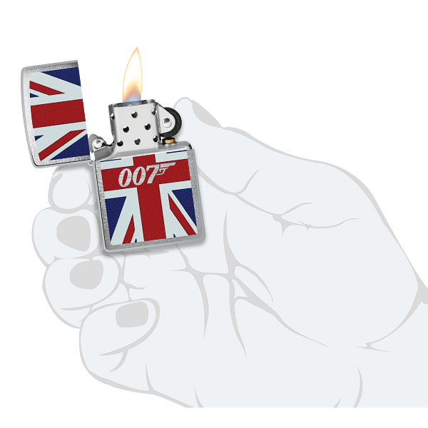 Zippo James Bond Union Jack Design 46801