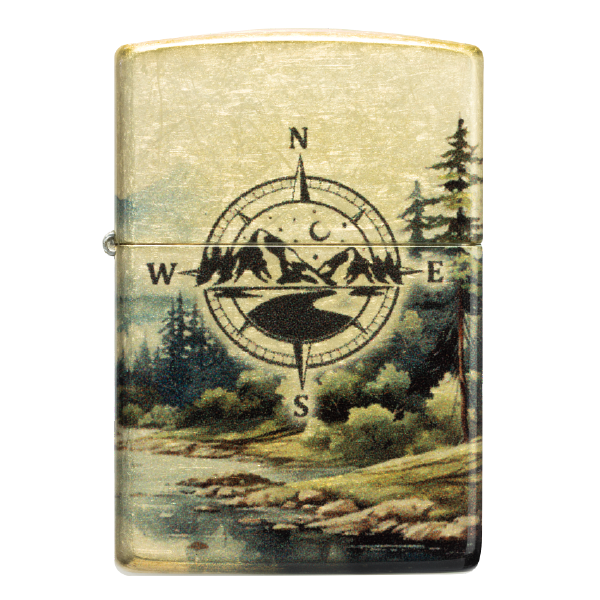 Zippo Watercolor Wilderness Design 46821