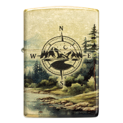 Zippo Watercolor Wilderness Design 46821