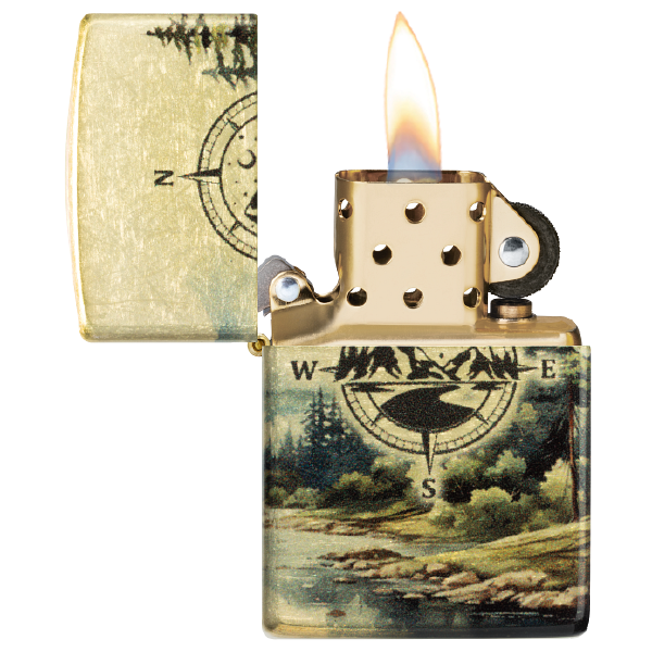 Zippo Watercolor Wilderness Design 46821