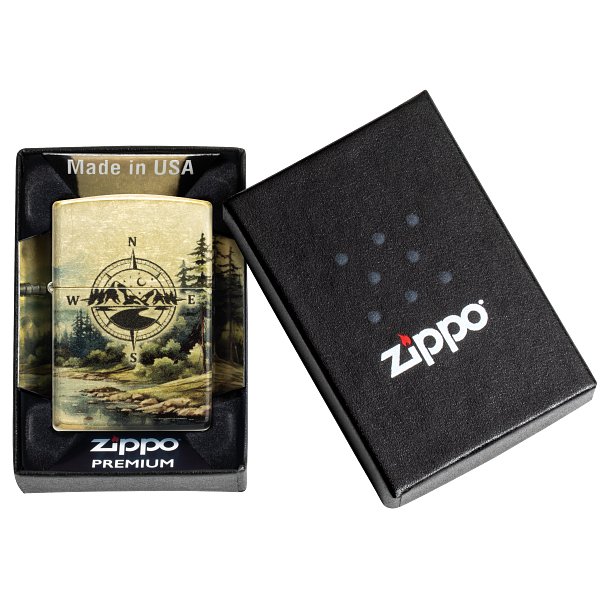 Zippo Watercolor Wilderness Design 46821