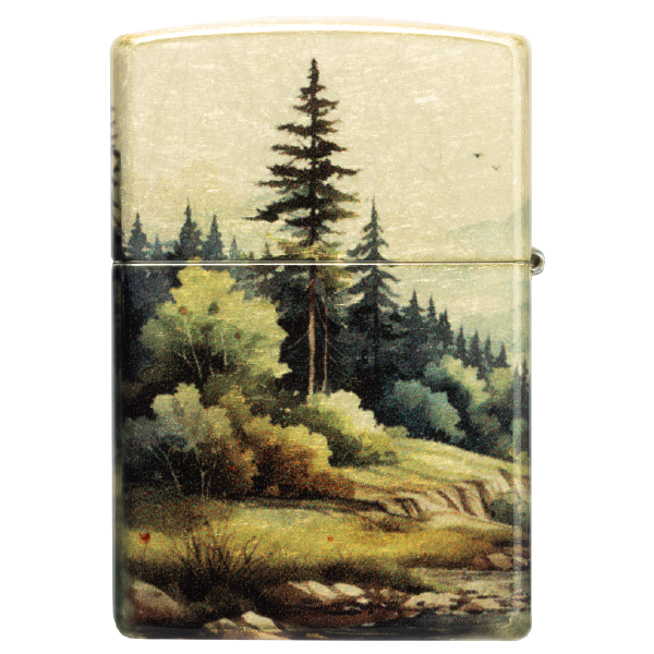 Zippo Watercolor Wilderness Design 46821