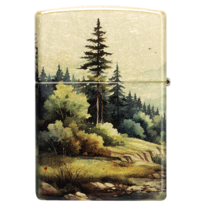 Zippo Watercolor Wilderness Design 46821