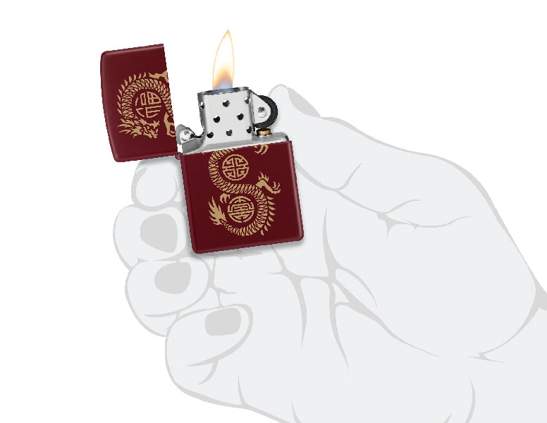Zippo Lucky Dragon Design 46834