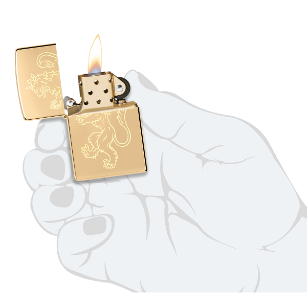 Zippo Fighting Lion Design 46839