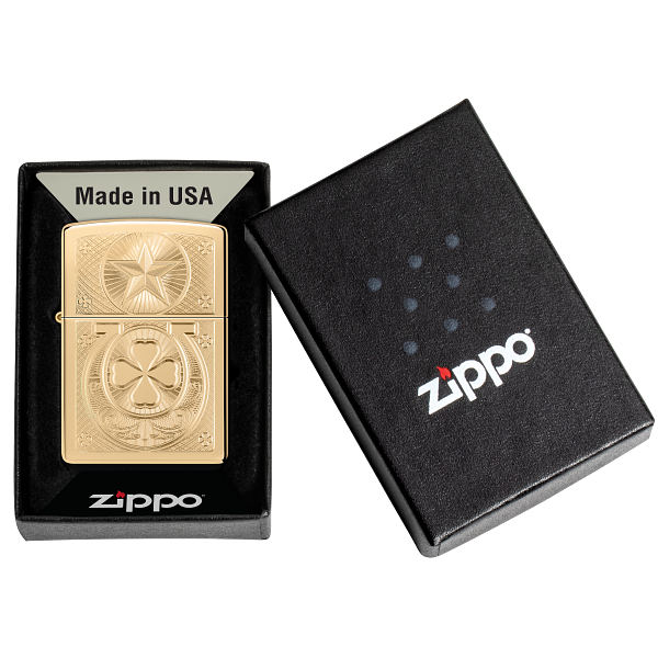 Zippo Lucky Horseshoe Design 46854