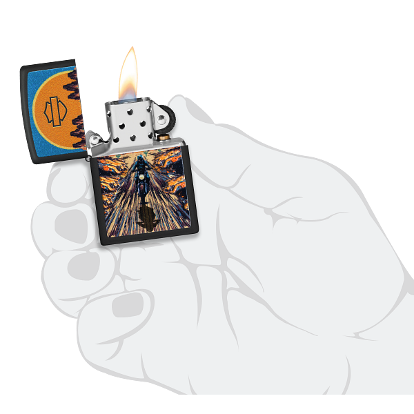 Zippo Harley-Davidson® Texture Print Design 46861