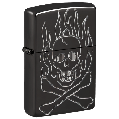 Zippo Flaming Skull Design 46930