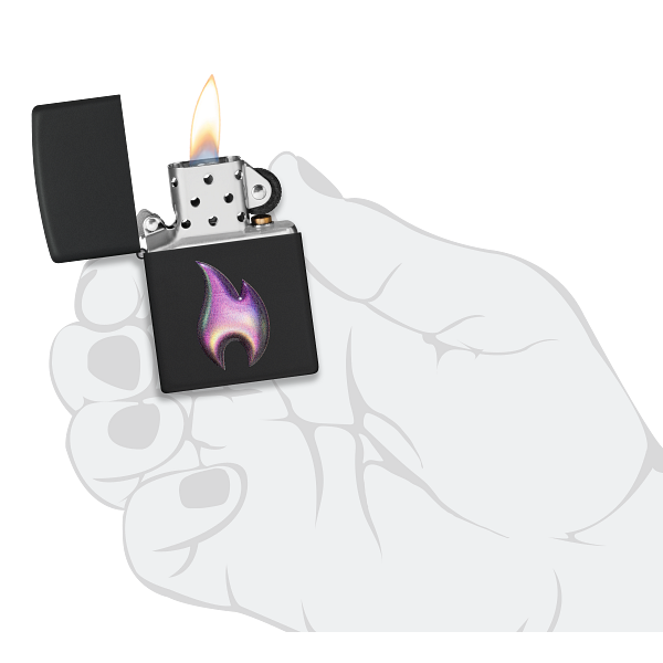 Zippo Texture Flame Design 46965