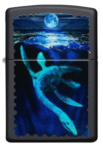 Zippo Black Light Loch Ness Design 49697
