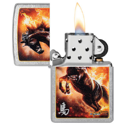 Zippo Mazzi® Fire Stallion Design 47105