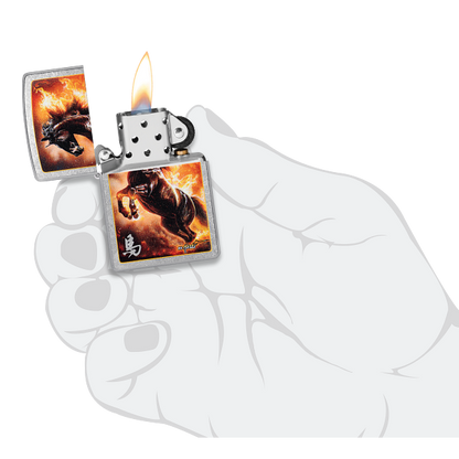 Zippo Mazzi® Fire Stallion Design 47105