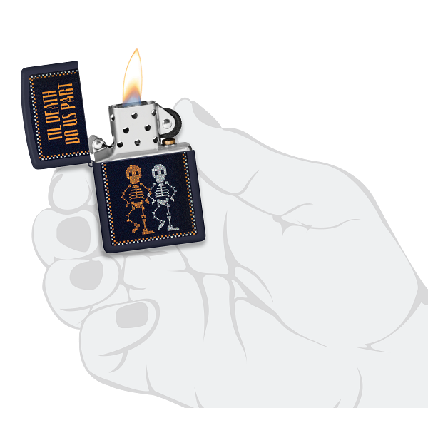 Zippo Til Death Do Us Part Design 47119