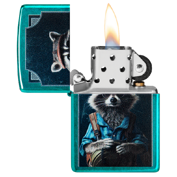 Zippo Refined Raccoon Design 47130