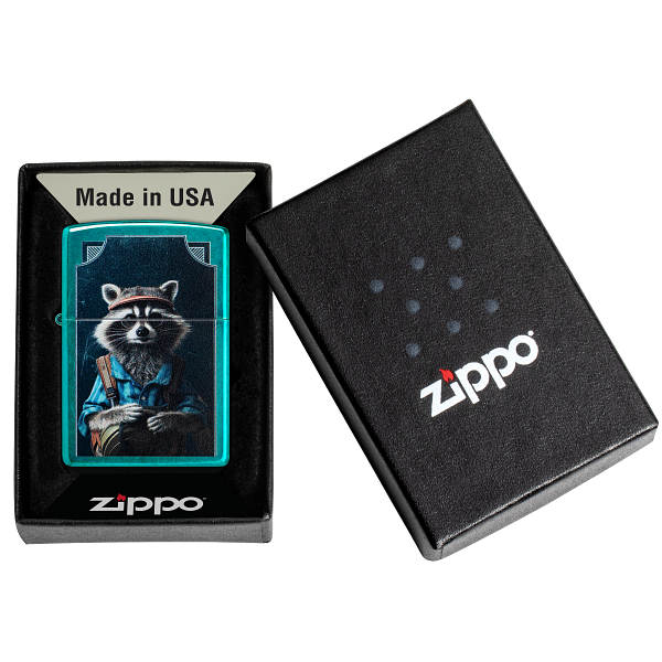 Zippo Refined Raccoon Design 47130