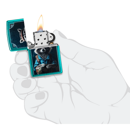 Zippo Refined Raccoon Design 47130
