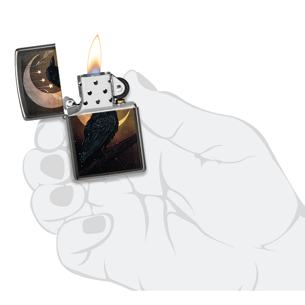 Zippo Raven Moon Design 47135